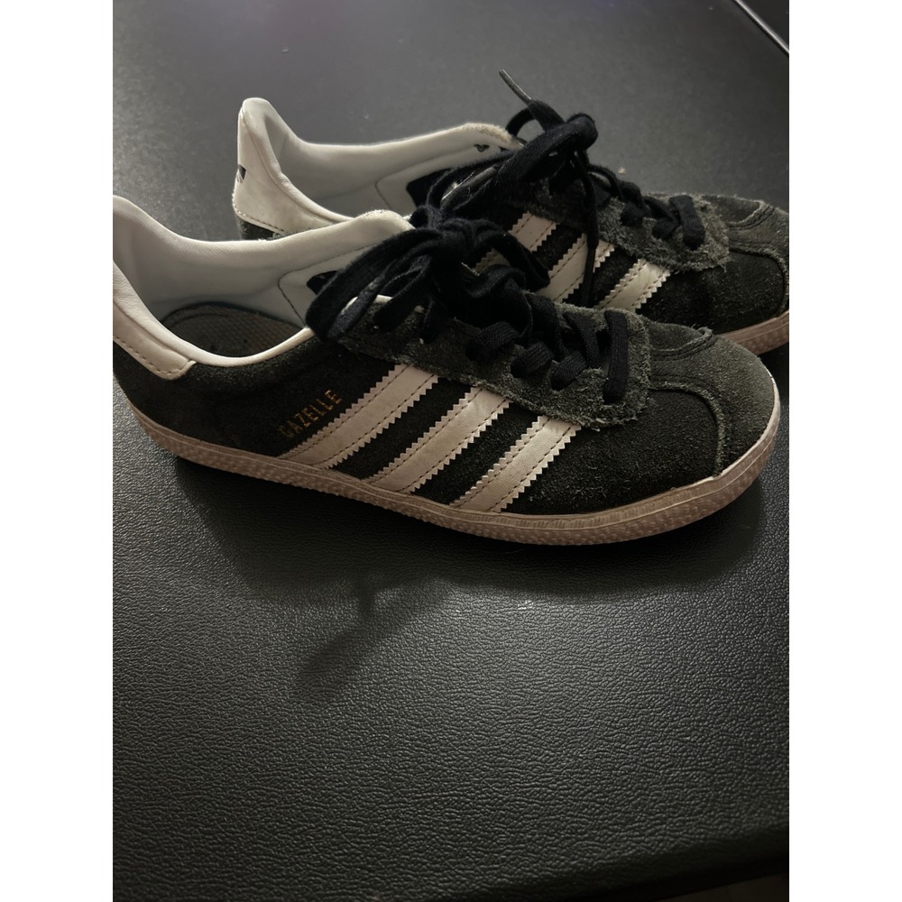 Adidas Gazelle Sneakers Black White Stripe Suede Low Top Casual Shoes‎